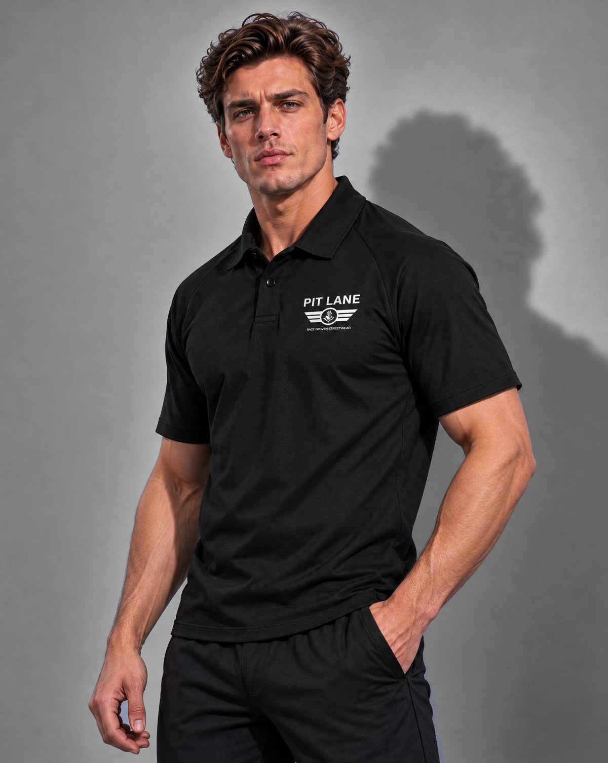 Premium Performance Polo Shirt - Black