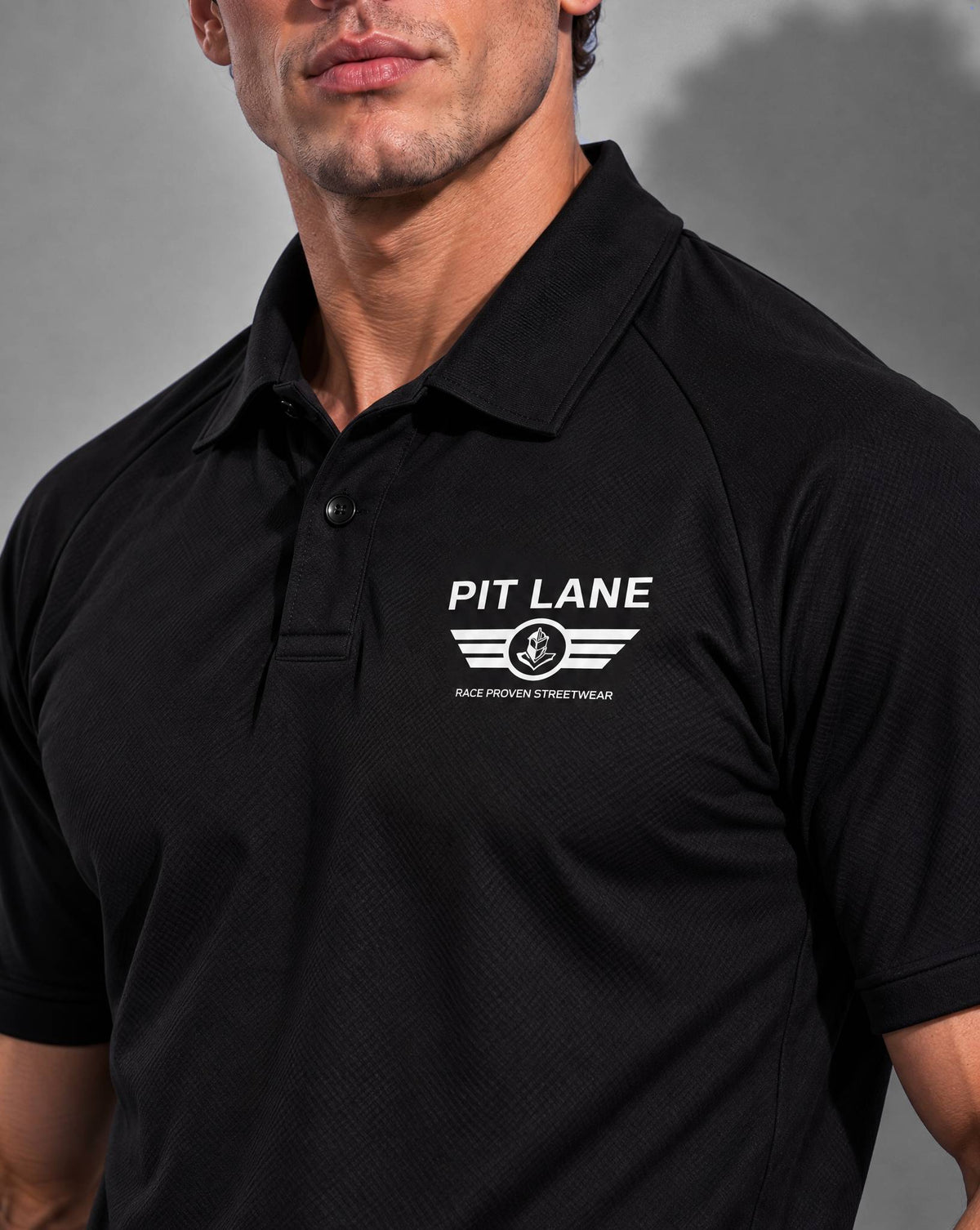 Premium Performance Polo Shirt - Black