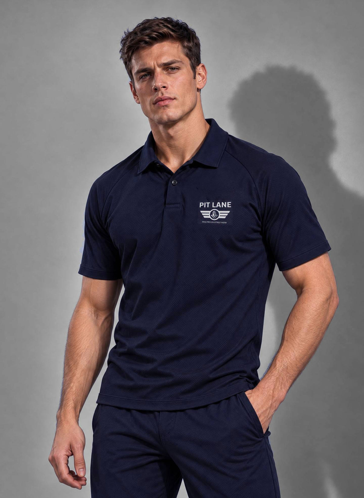 Premium Performance Polo Shirt - Navy Blue