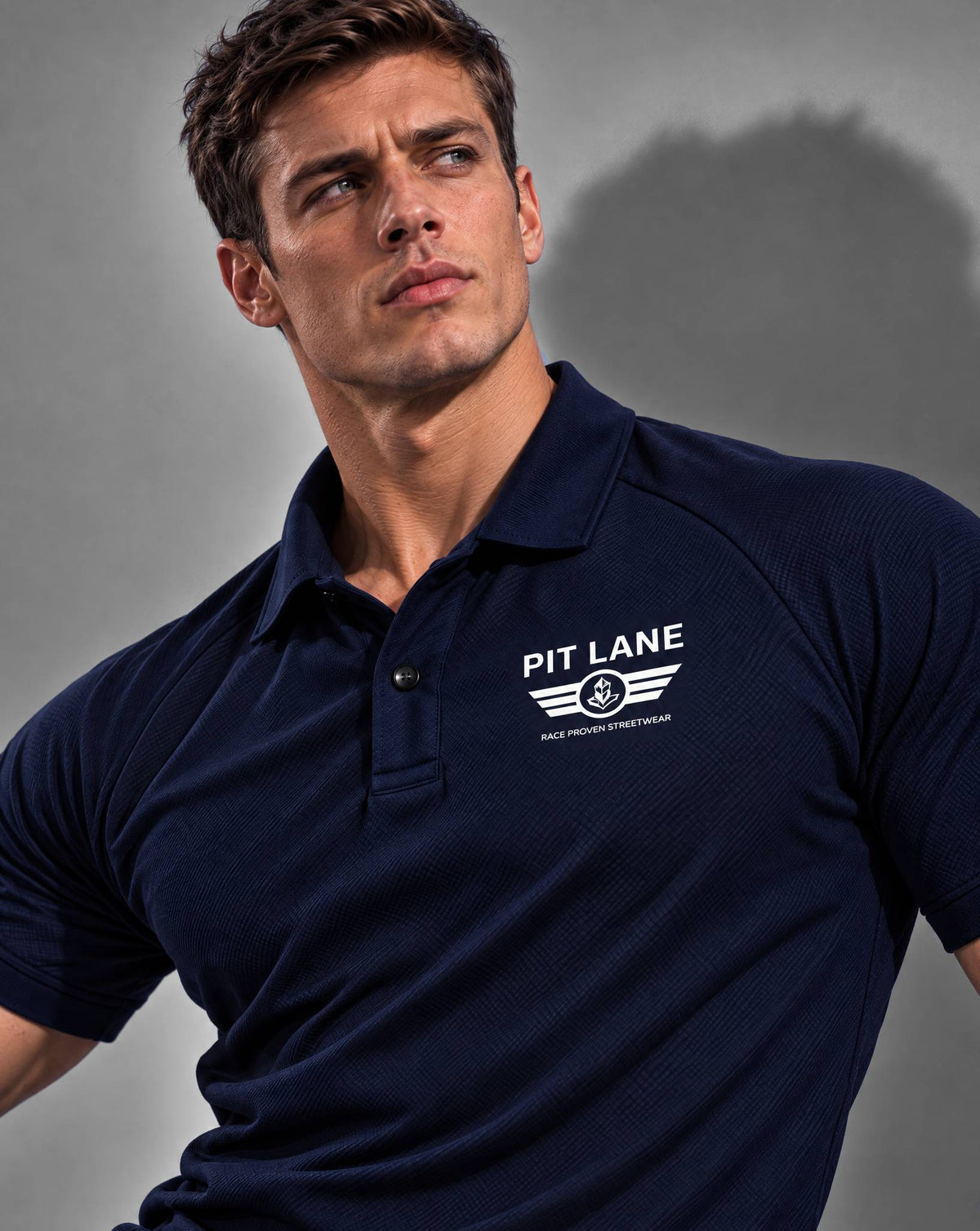 Premium Performance Polo Shirt - Navy Blue