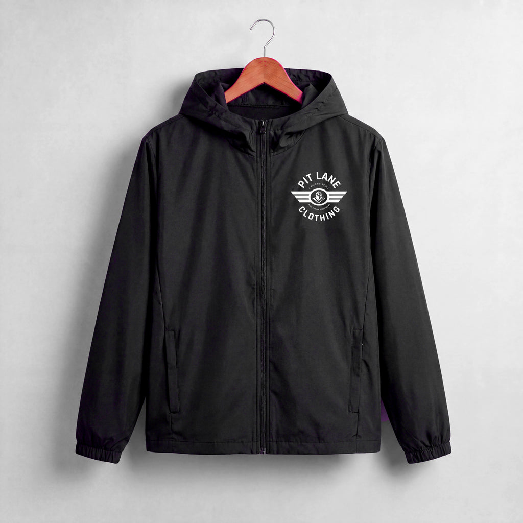 Pit Lane Clothing: Water resistant Light Spray jacket - Dark Grey