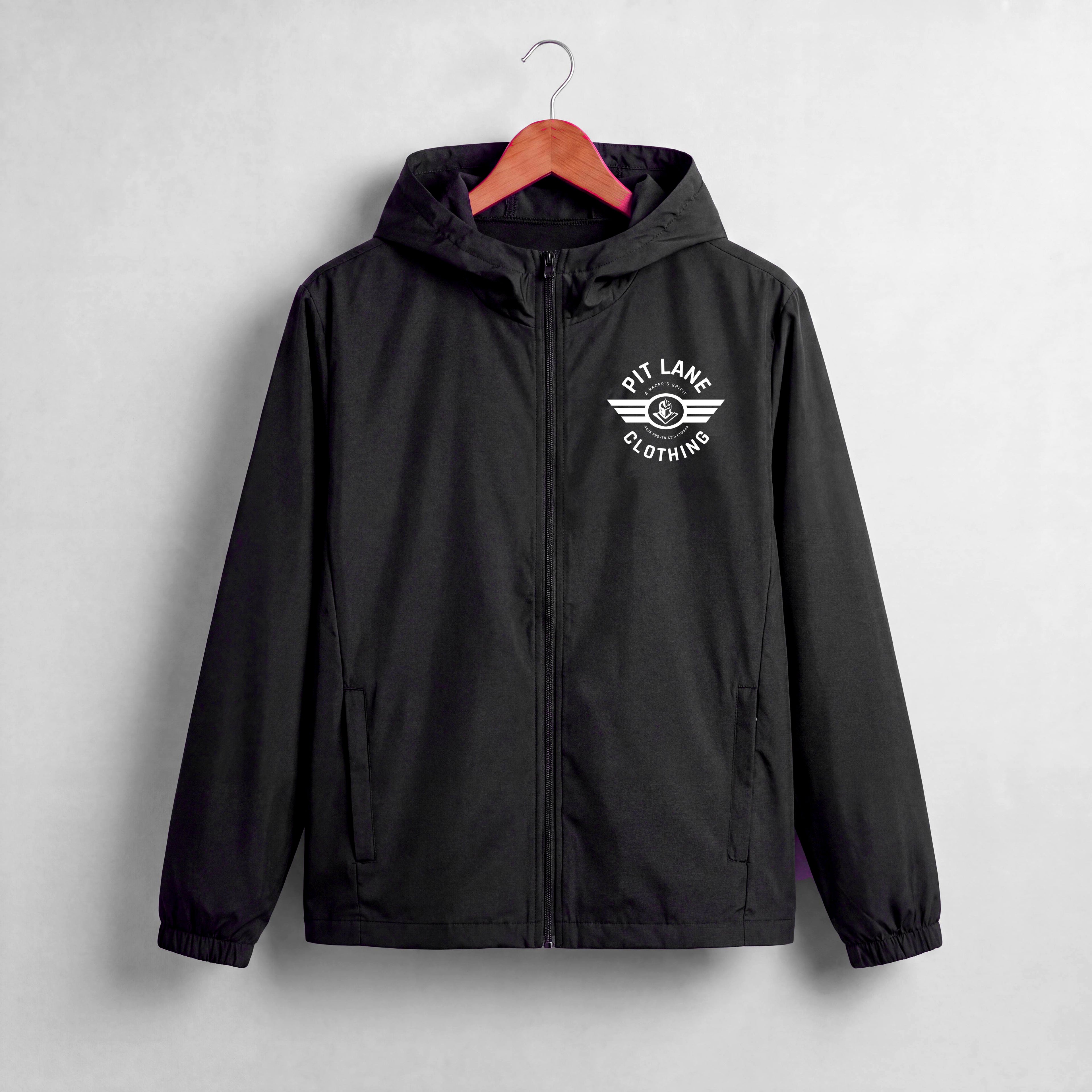 Pit Lane Clothing: Water resistant Light Spray jacket - Dark Grey