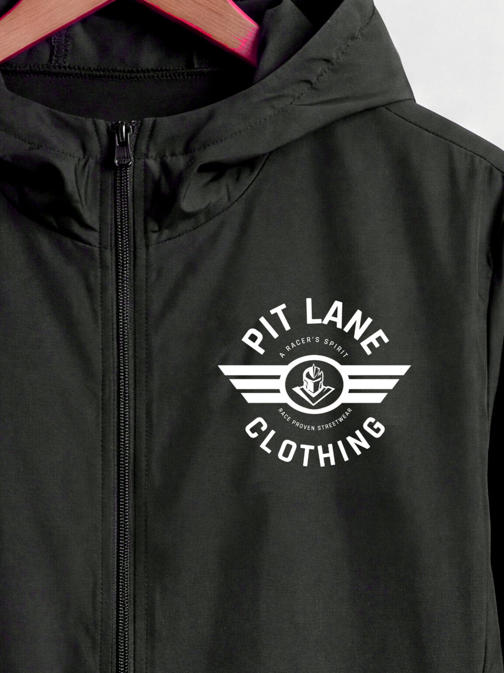 Pit Lane Clothing: Water resistant Light Spray jacket - Dark Grey