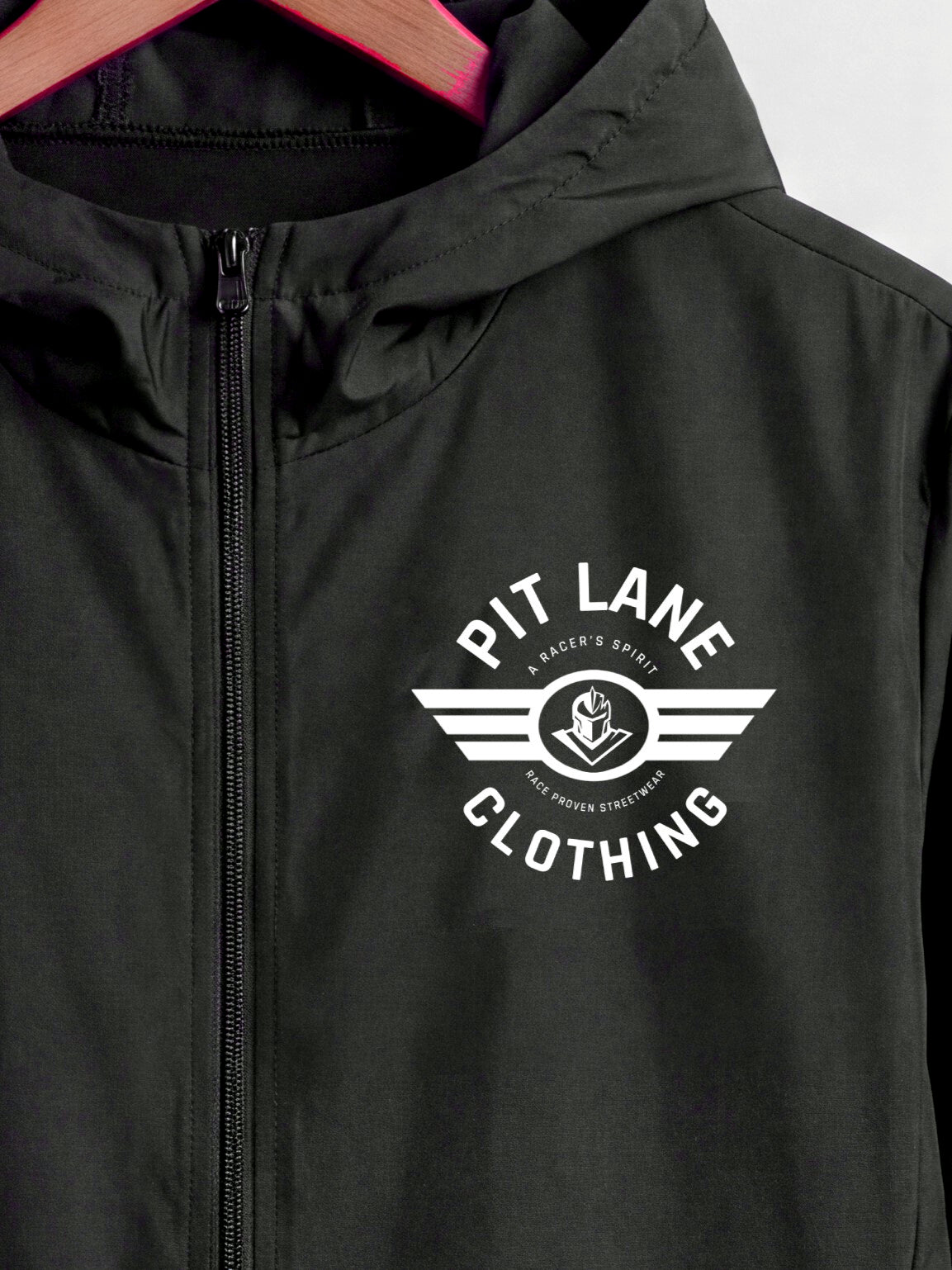 Pit Lane Clothing: Water resistant Light Spray jacket - Dark Grey