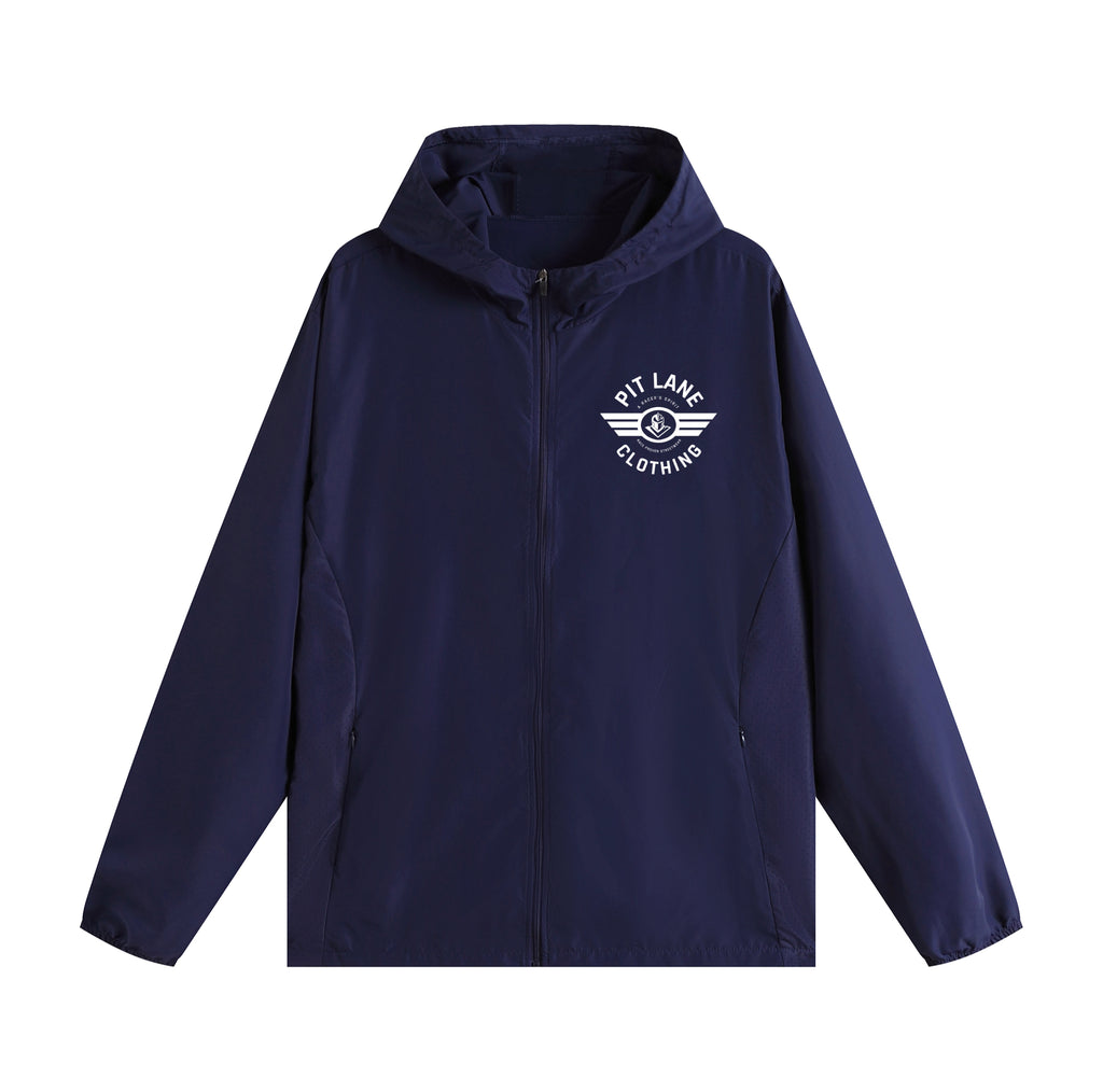 Pit Lane Clothing: Water resistant Light Spray jacket - Navy