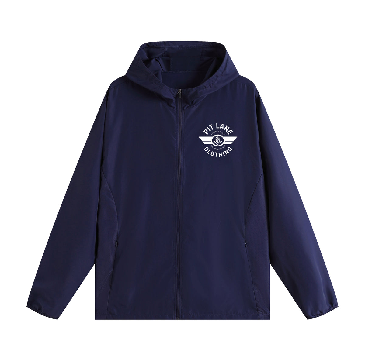 Pit Lane Clothing: Water resistant Light Spray jacket - Navy