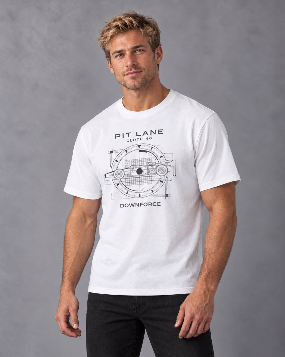 Downforce Tee - white