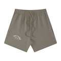 Pit Lane Clothing: Streetwear Heavyweight Loose Fit FOG 100% Cotton Shorts - Sand Trap