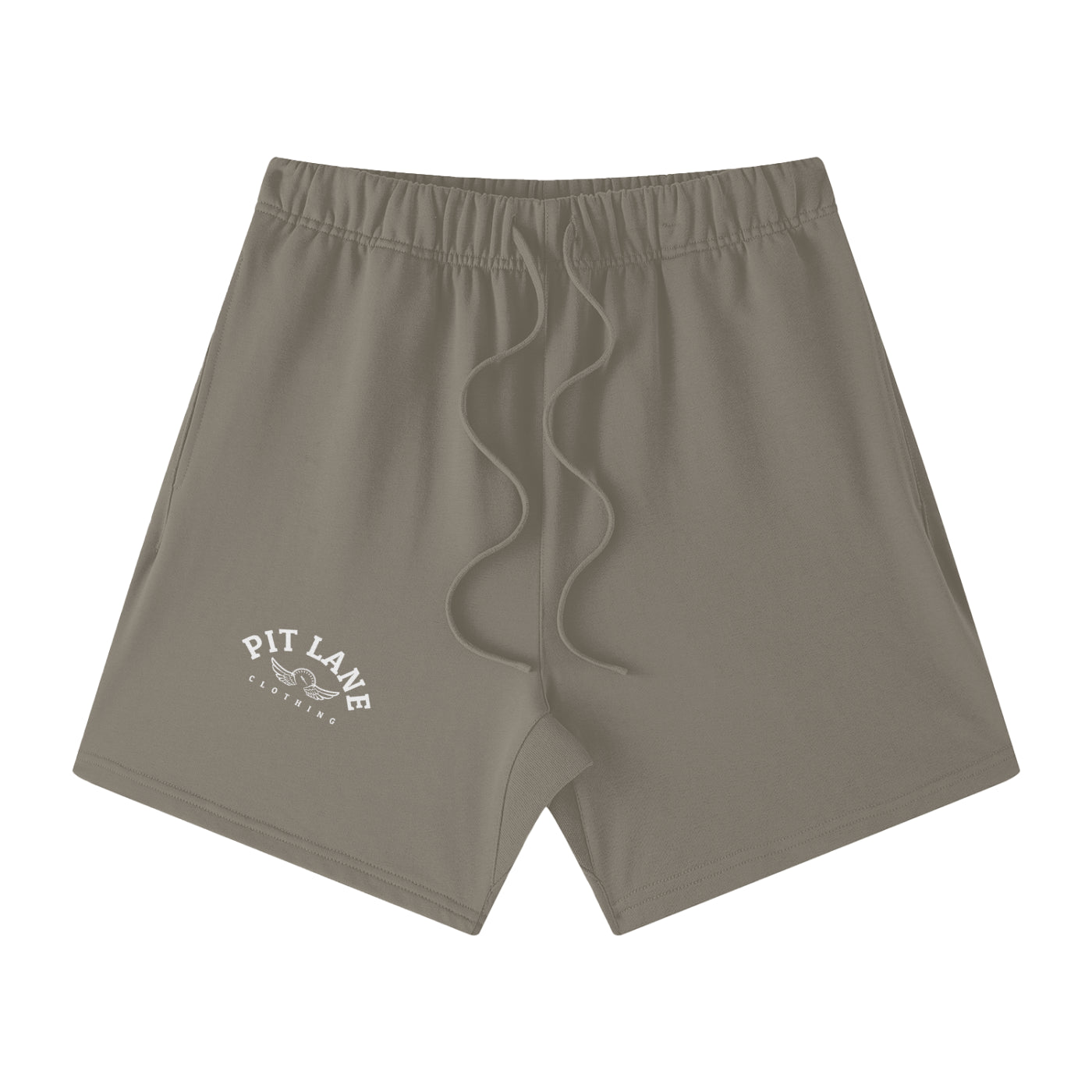 Pit Lane Clothing: Streetwear Heavyweight Loose Fit FOG 100% Cotton Shorts - Sand Trap