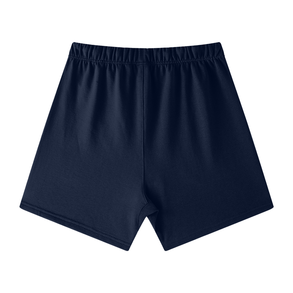 Pit Lane Clothing: Streetwear Heavyweight Loose Fit FOG 100% Cotton Shorts - Navy