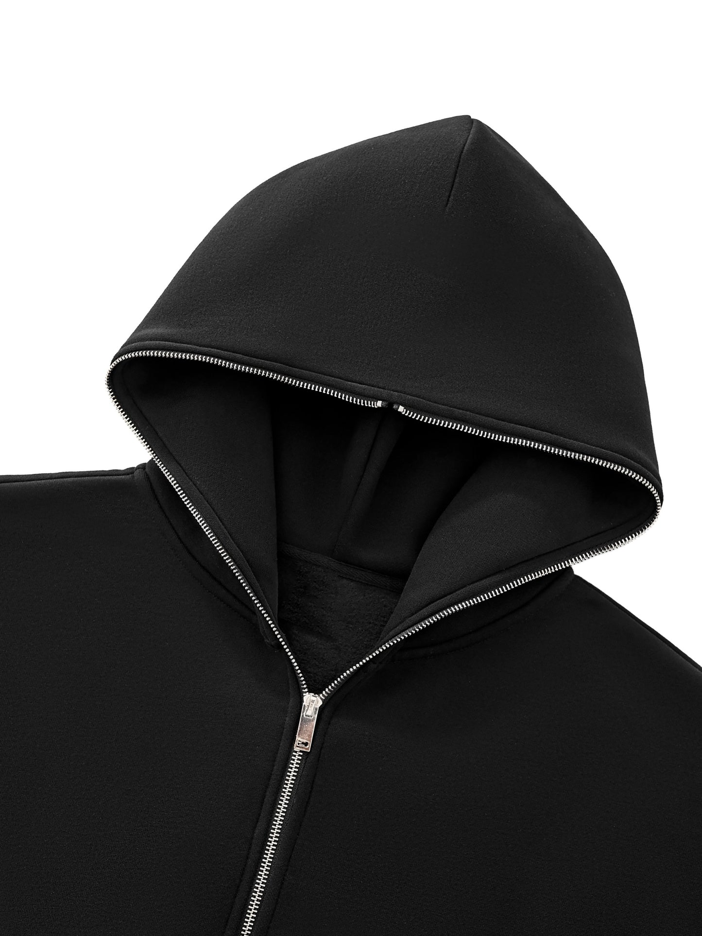 Pit Lane Clothing: Fleeced Full-Zip Boxy Hoodie