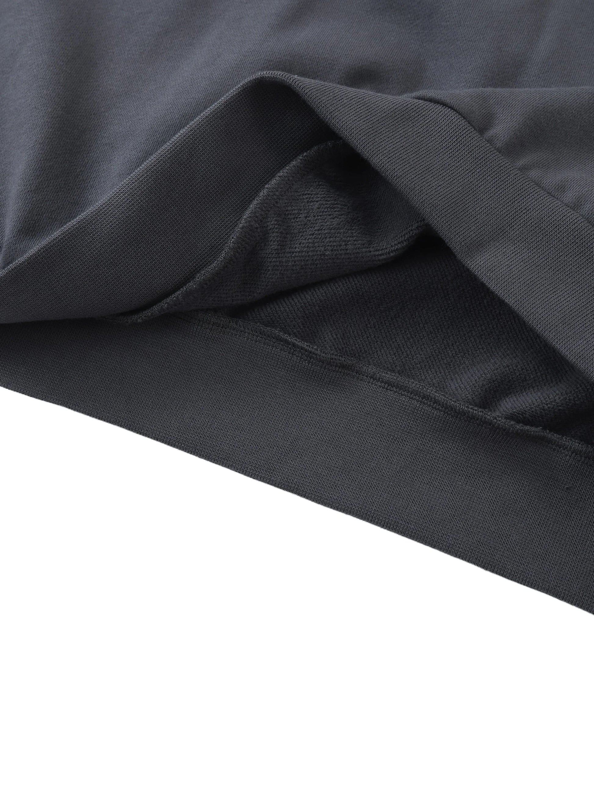 Pit Lane Clothing Heavyweight Fleece Street Polo Sweatshirt - Titanium Grey