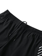 Pit Lane Clothing: Side-Stripe Performance Shorts - Navy