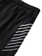 Pit Lane Clothing: Side-Stripe Performance Shorts - Navy