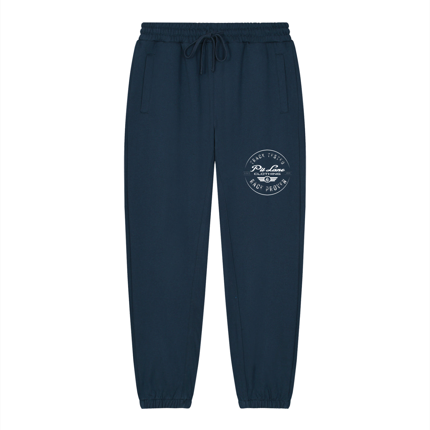 Pit Lane Clothing: Heavyweight Fit Tapered Joggers - Navy