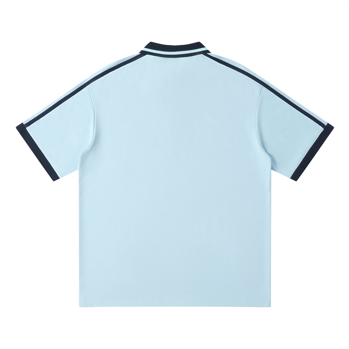 Pit Lane Clothing:  Contrast Piping Polo Shirt - Aqua