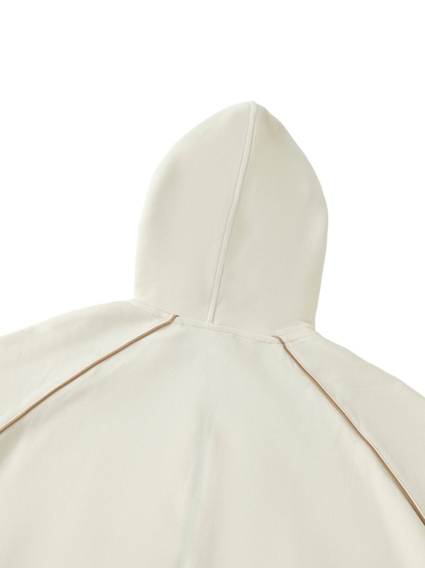 Pit Lane Clothing: Striped Trim Zip-Up Hoodie - Sandtrap
