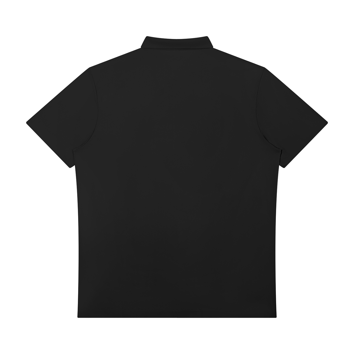 Pit Lane Clothing: Quarter-Zip Performance Polo Shirt - carbon