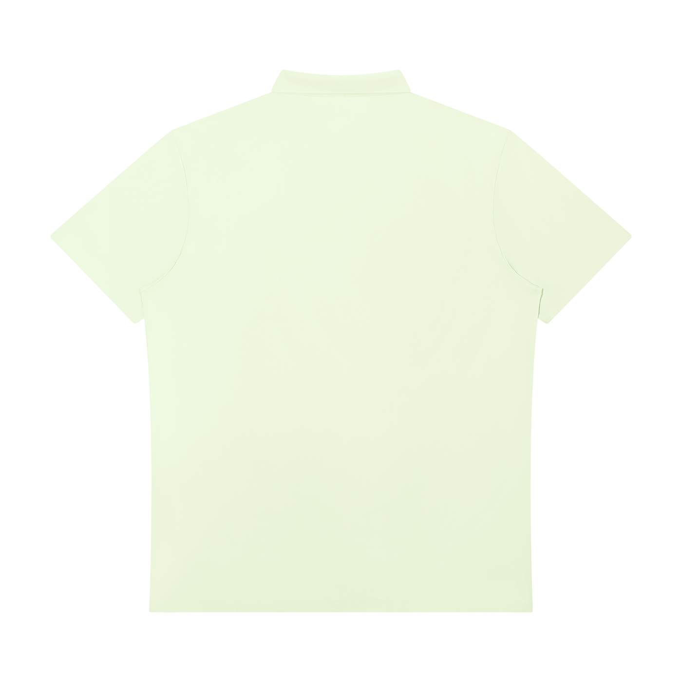 Pit Lane Clothing: Quarter-Zip Performance Polo Shirt - Light Green