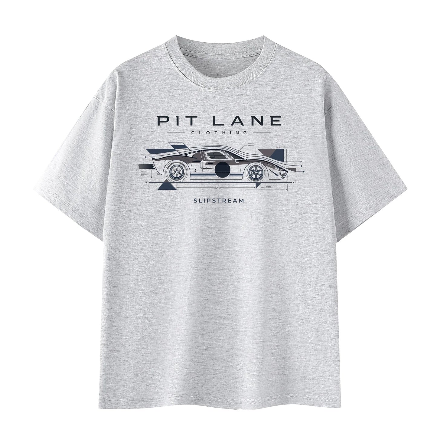 Pit Lane Clothing: Pure Cotton T-Shirt - Slipstream