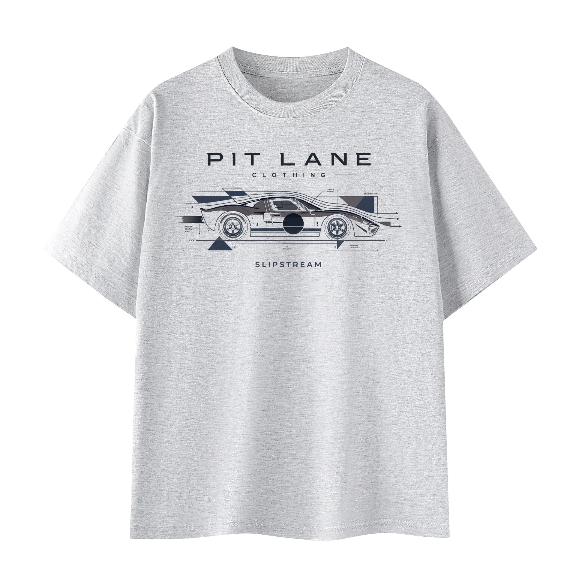 Pit Lane Clothing: Pure Cotton T-Shirt - Slipstream