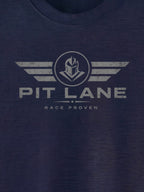 PIT LANE CLOTHING: Premium Cotton T-Shirt - Racer's Tee - Navy