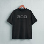 PIT LANE CLOTHING: Premium Cotton T-Shirt - 300 KPH - Black