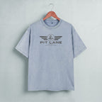 Pit Lane Clothing 245GSM Bamboo Slub Snow Washed T-Shirt - Sky Blue