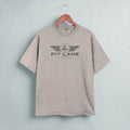 Pit Lane Clothing 245GSM Bamboo Slub Snow Washed T-Shirt - Sand