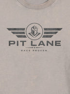 Pit Lane Clothing 245GSM Bamboo Slub Snow Washed T-Shirt - Sand