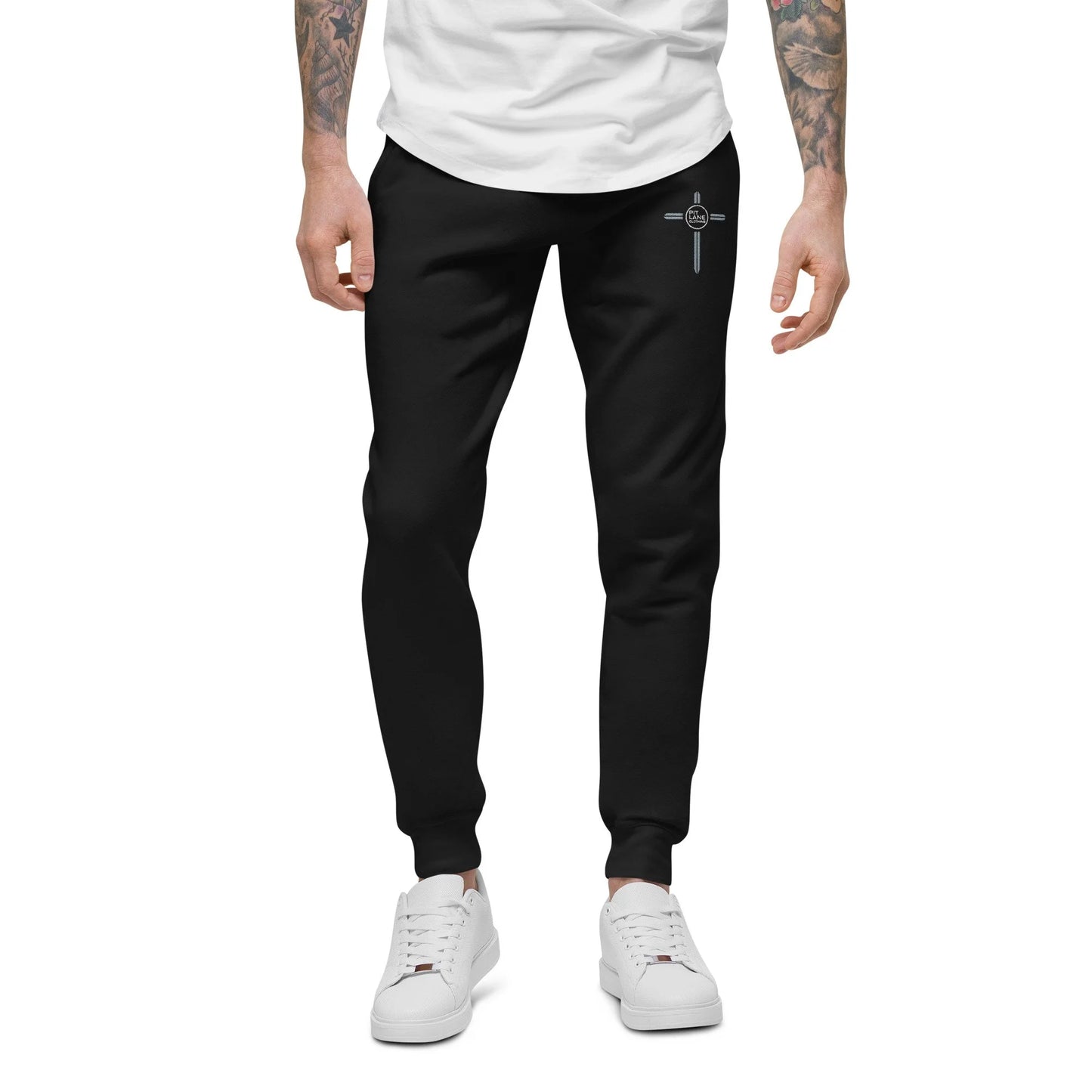Pit Lane Clothing: Heavyweight Embroidered Fleece Track pants - X 6 COLOURS