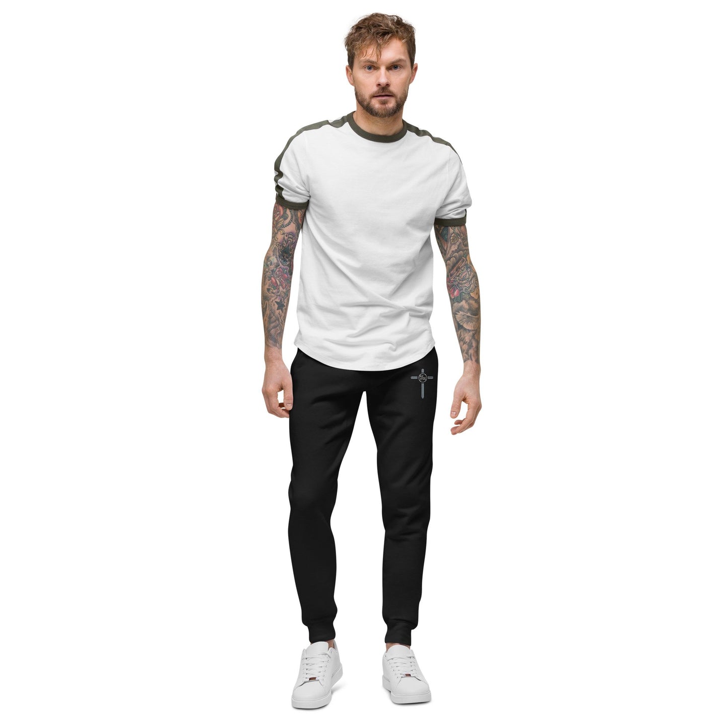 Pit Lane Clothing: Heavyweight Embroidered Fleece Track pants - X 6 COLOURS
