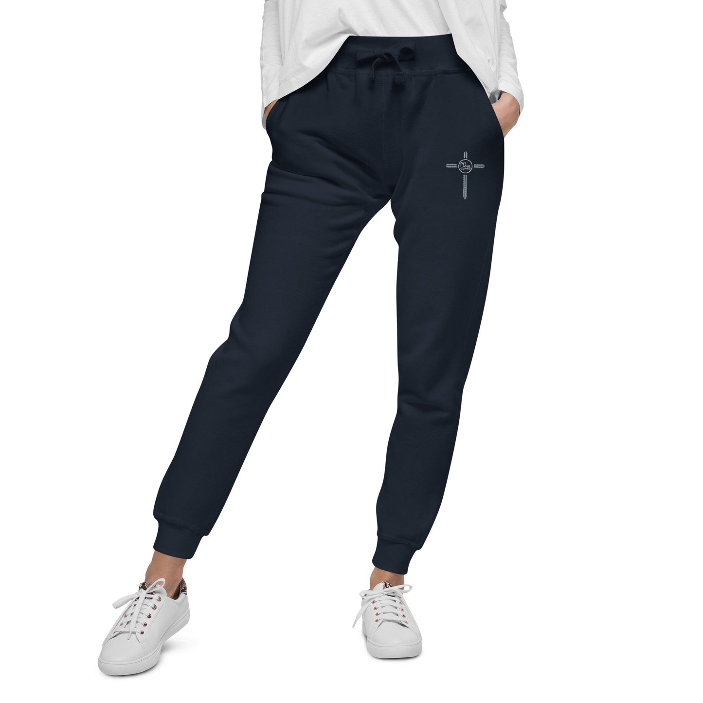 Pit Lane Clothing: Heavyweight Embroidered Fleece Track pants - X 6 COLOURS