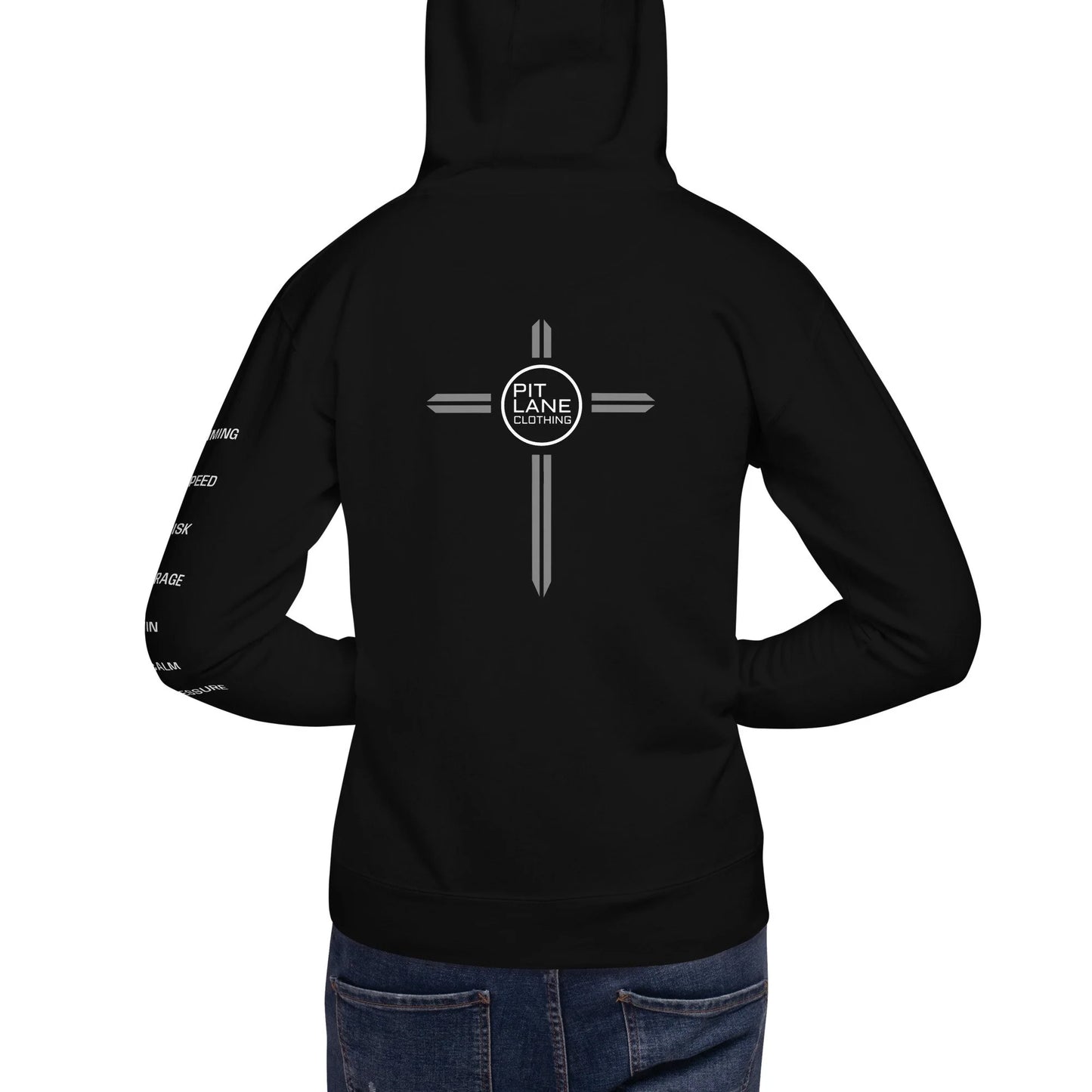 Pit Lane Clothing: Heavyweight Fleece Hoodie - 'Apex'