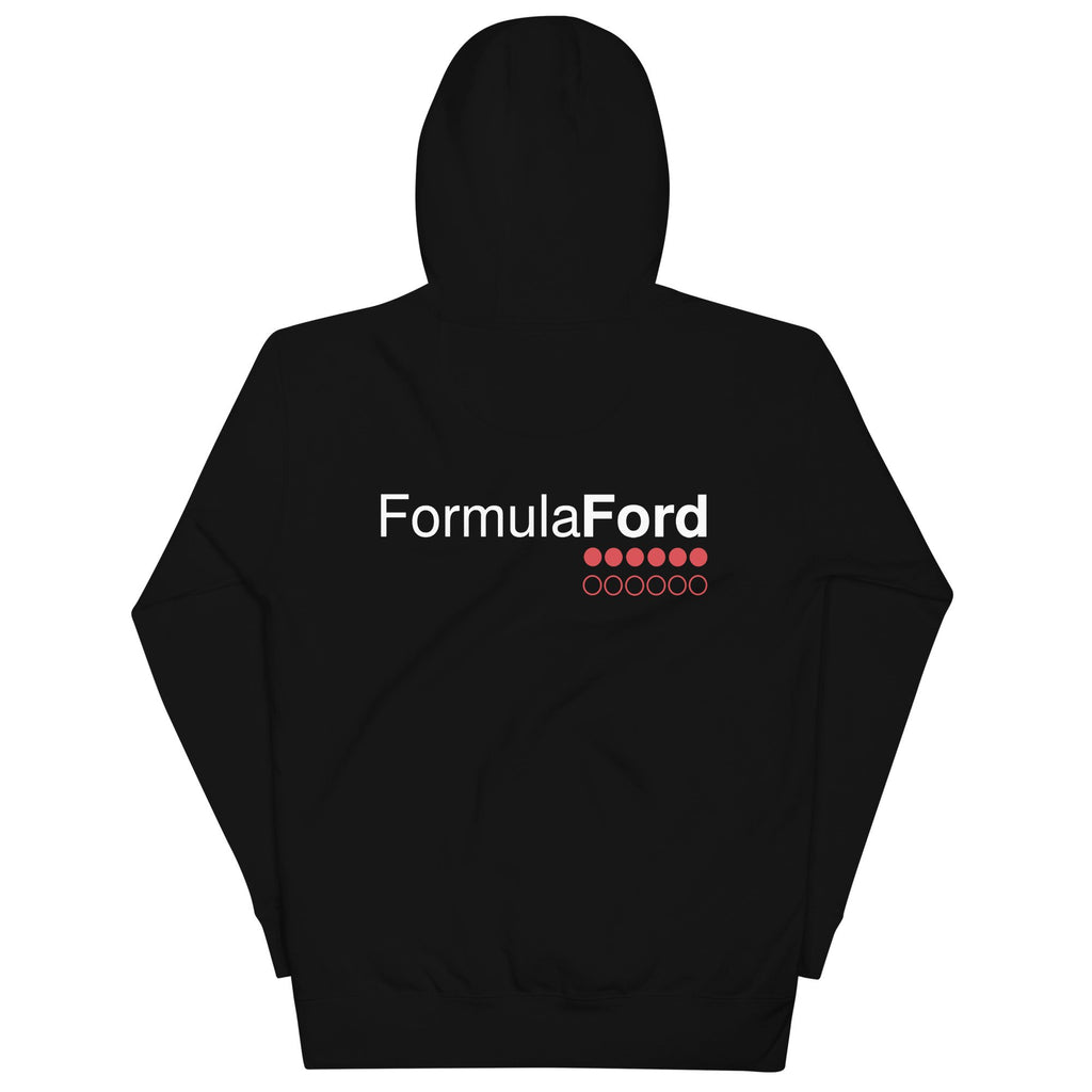 Formula Ford Official Embroidered Fleece Hoodie - carbon / black
