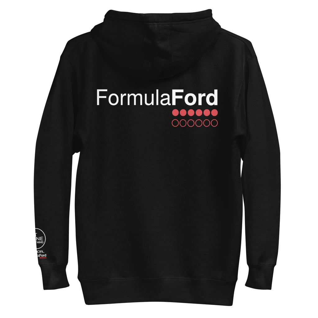 Formula Ford Official Embroidered Fleece Hoodie - carbon / black