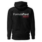 Formula Ford Official Embroidered Fleece Hoodie - carbon / black