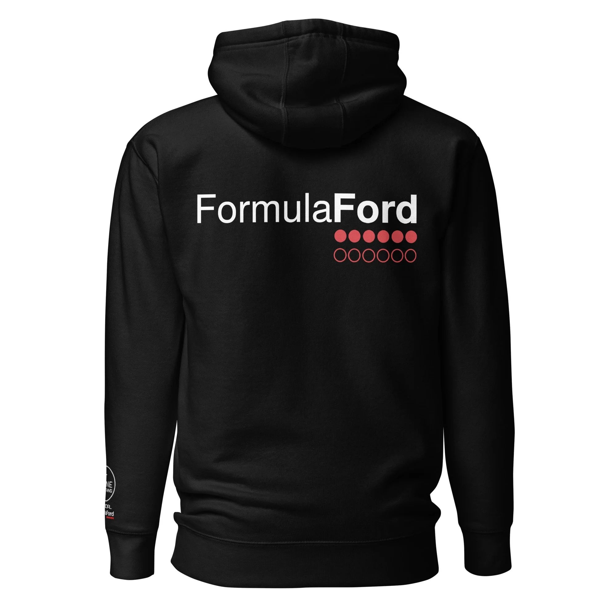 Formula Ford Official Embroidered Fleece Hoodie - carbon / black