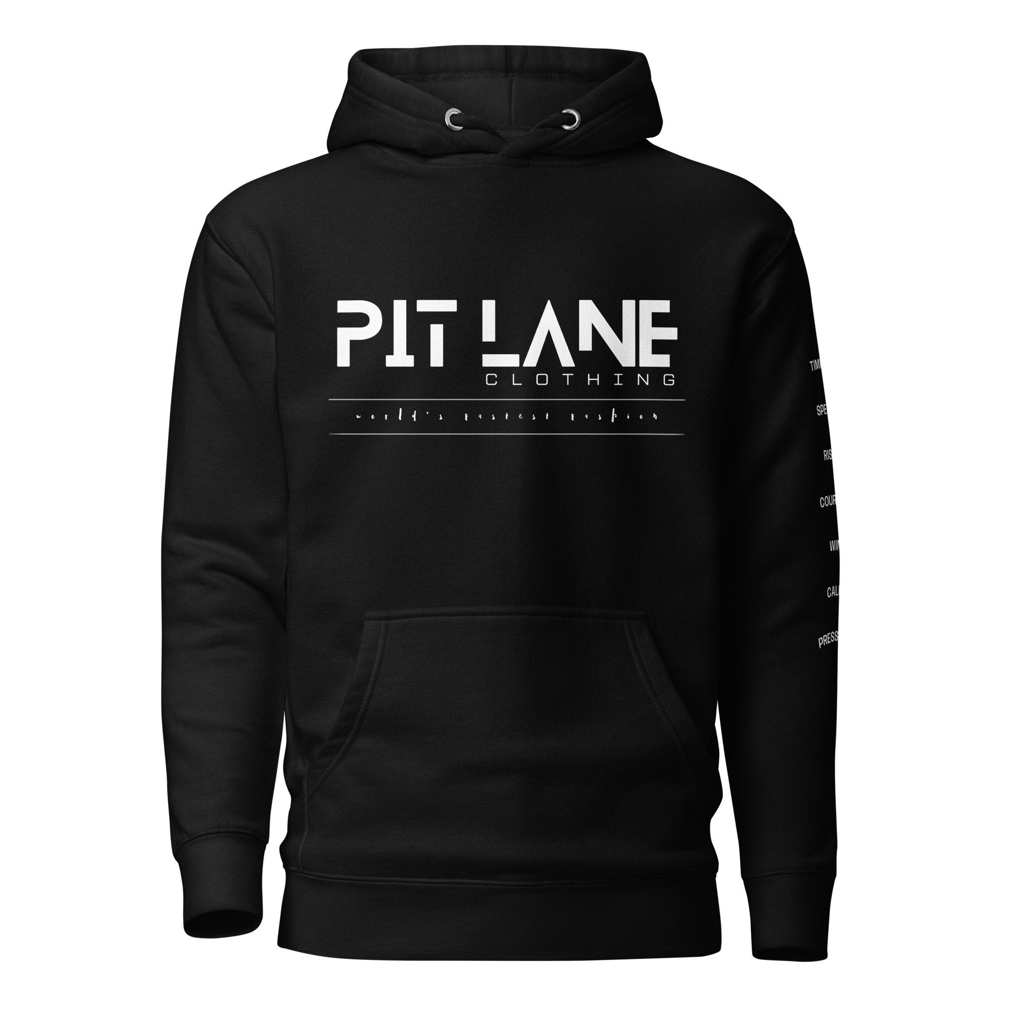 Pit Lane Clothing: Heavyweight Fleece Hoodie - 'Apex'