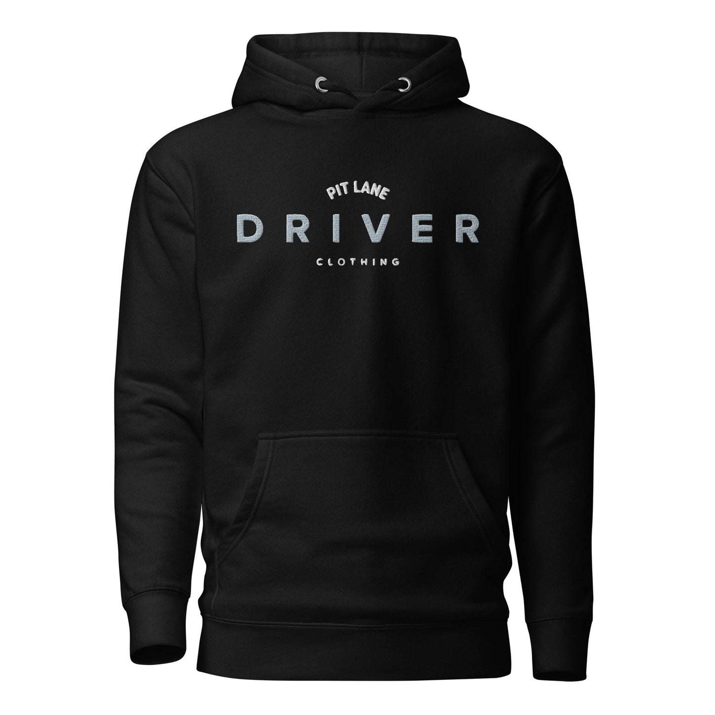 Pit Lane Clothing: Embroidered Hoodie - Driver - carbon/black