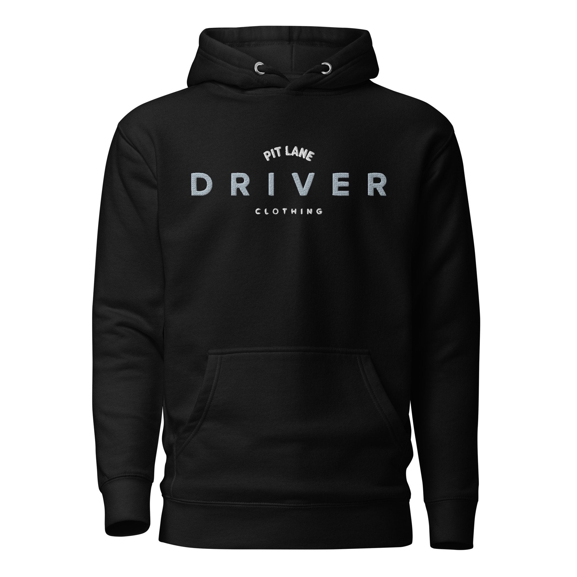 Pit Lane Clothing: Embroidered Hoodie - Driver - carbon/black