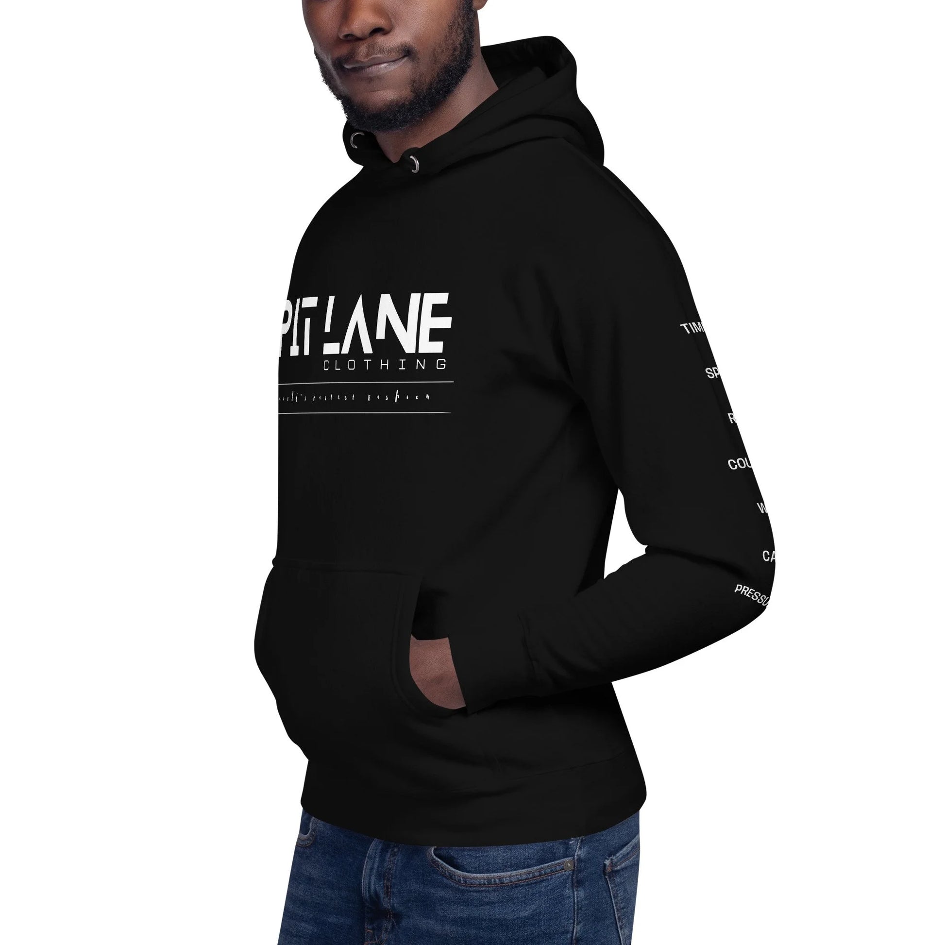 Pit Lane Clothing: Heavyweight Fleece Hoodie - 'Apex'