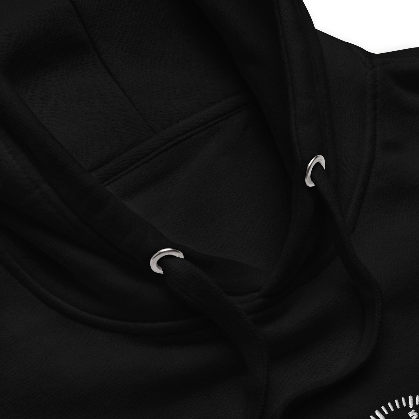 Pit Lane Clothing: Embroidered Heavyweight Fleece Hoodie - retro - carbon