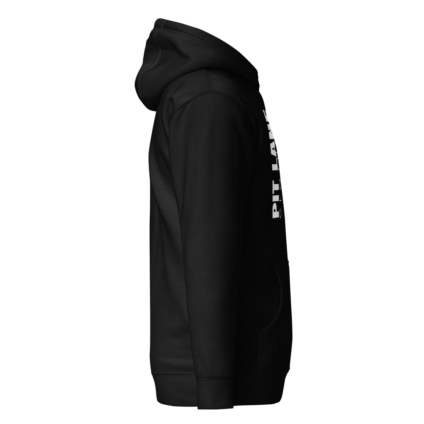 Pit Lane Clothing: Heavyweight Hoodie - 'Competition' - carbon/black