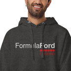 Formula Ford Official Embroidered Fleece Hoodie - Titanium / grey