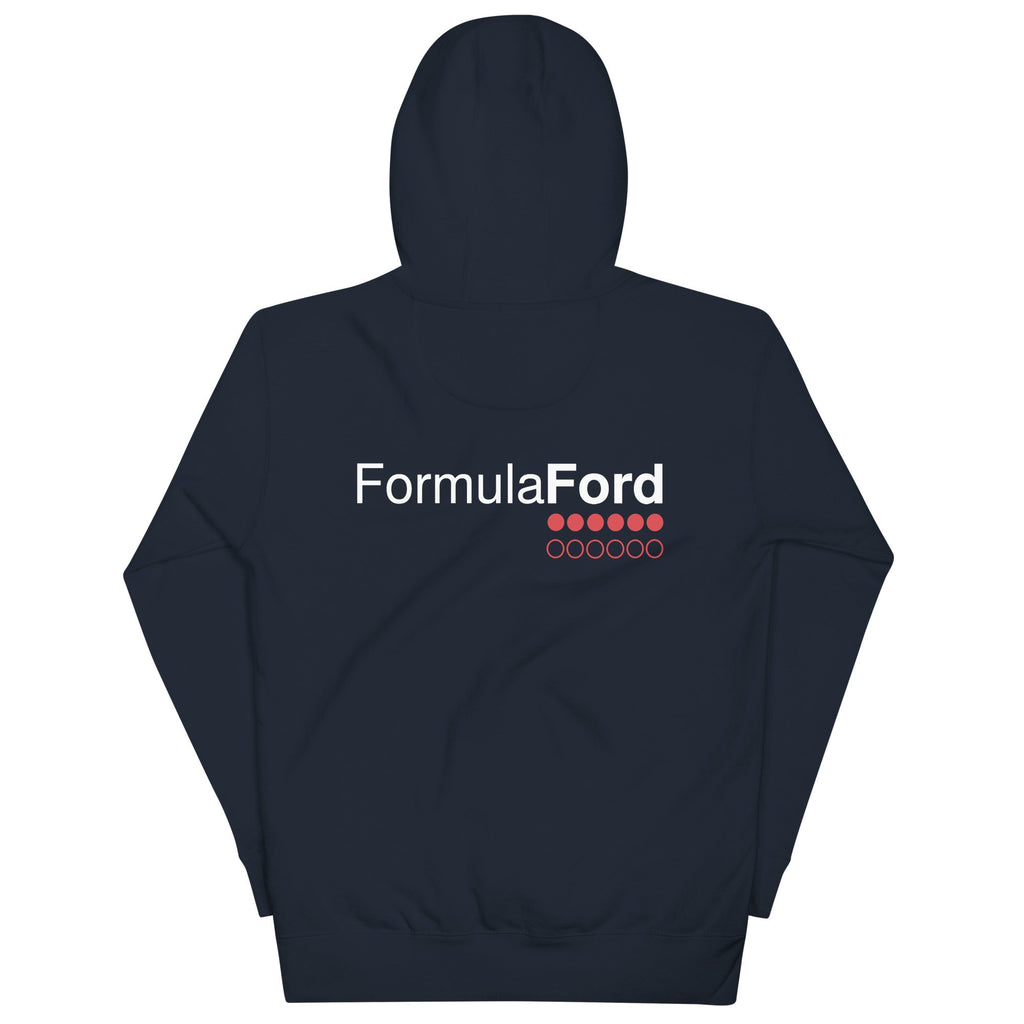 Formula Ford Official Embroidered Fleece Hoodie - Navy blue