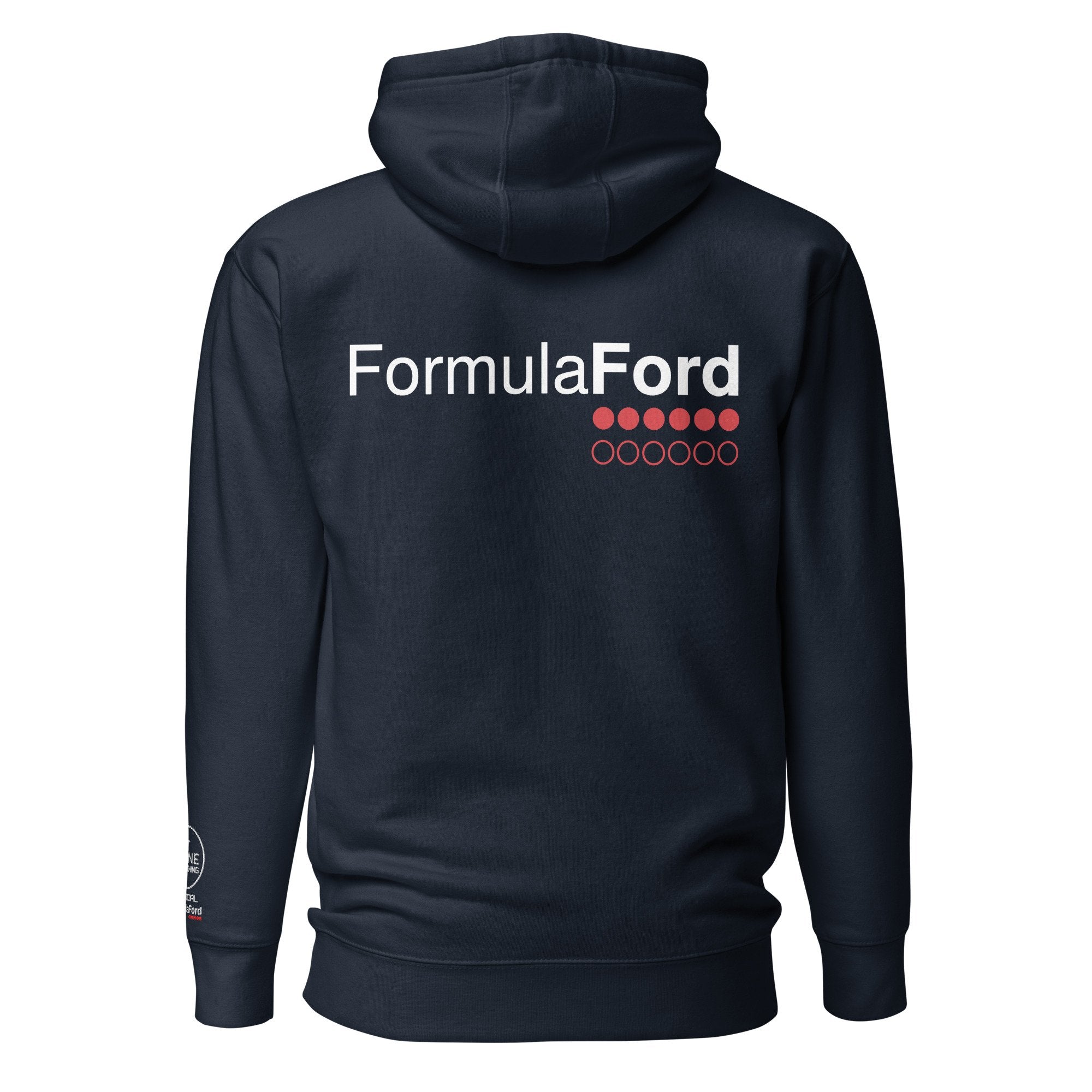 Formula Ford Official Embroidered Fleece Hoodie - Navy blue