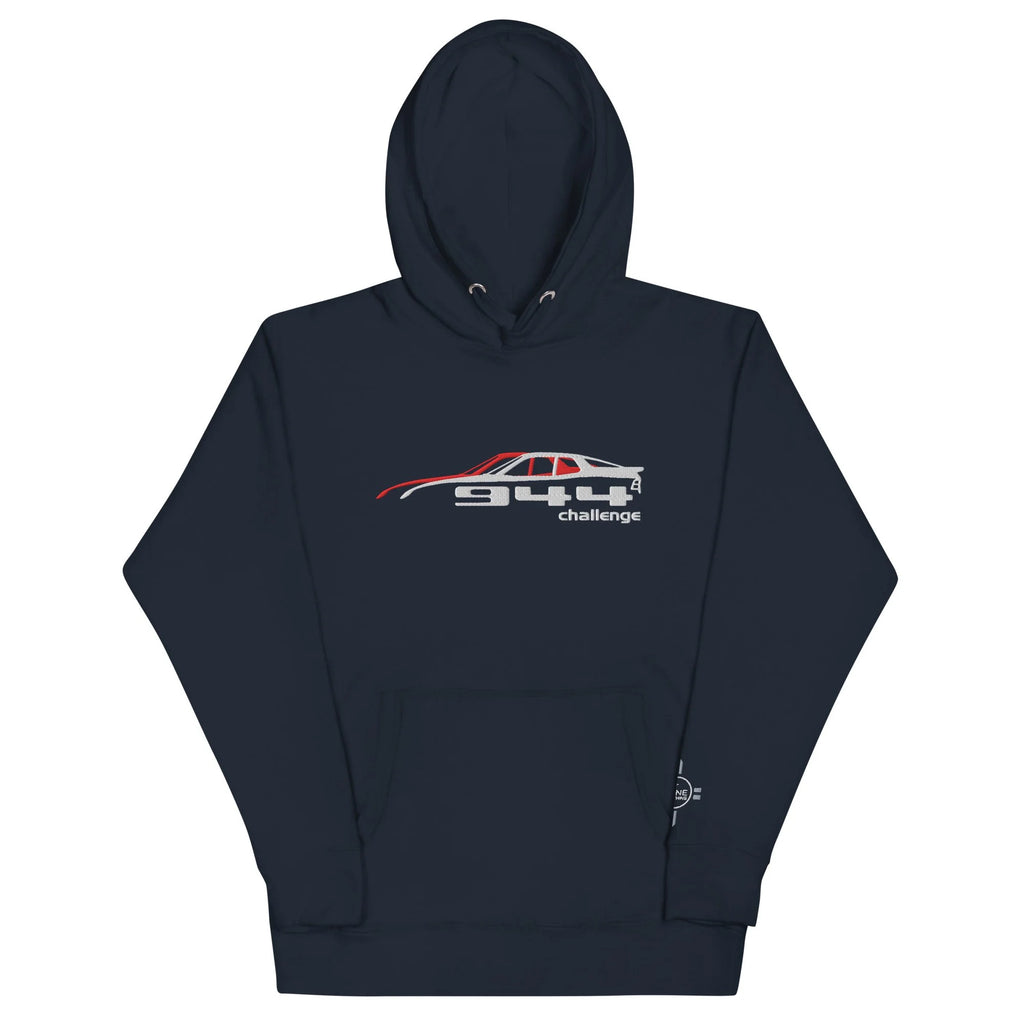 944 Racing Association - Official - Embroidered Fleece Hoodie - Navy Blue