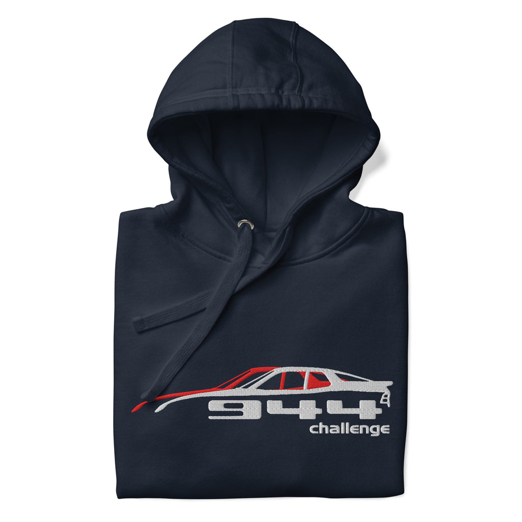 944 Racing Association - Official - Embroidered Fleece Hoodie - Navy Blue