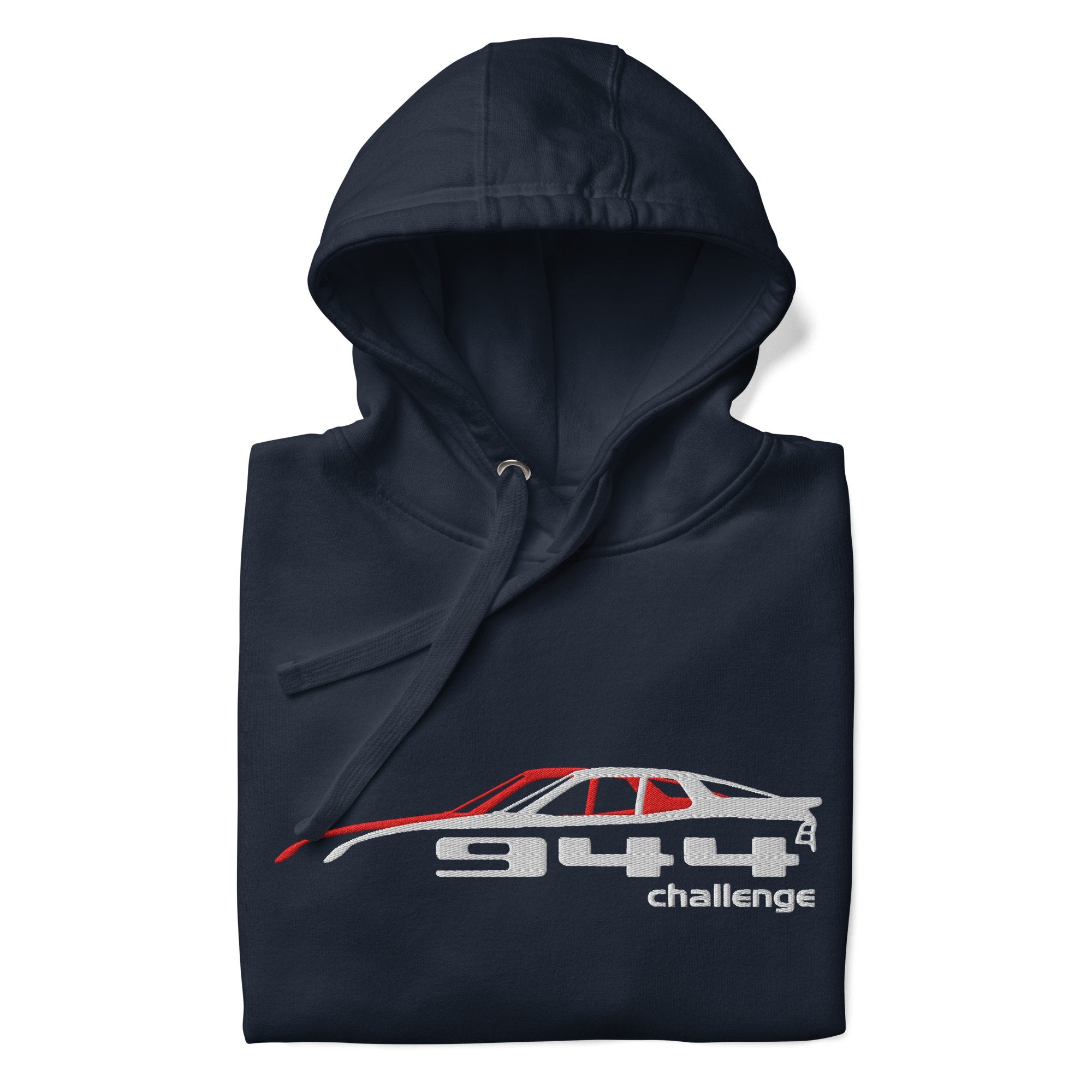 944 Racing Association - Official - Embroidered Fleece Hoodie - Navy Blue